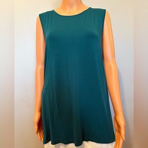 J Jill Teal Sleeveless Women's Top